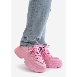 Sneakers da Donna con Suola Grossa, Rosa Nevela 1