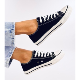 Sneakers classiche da donna Basic Black nero 1