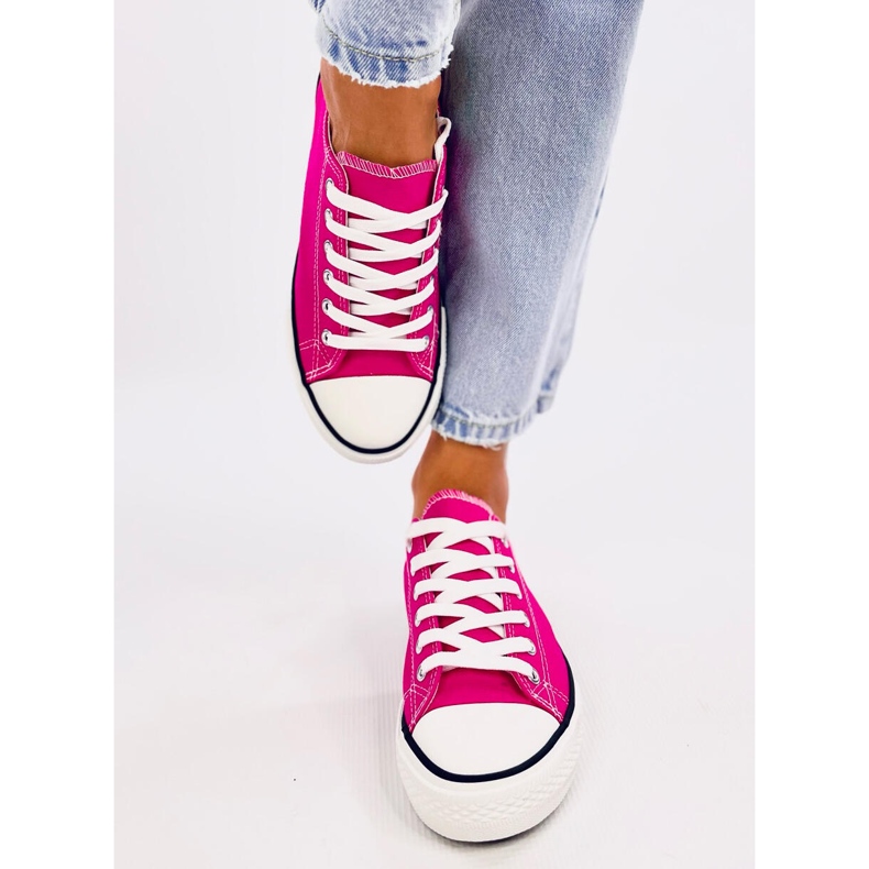 Sneakers classiche da donna Basic Fucsia rosa 1