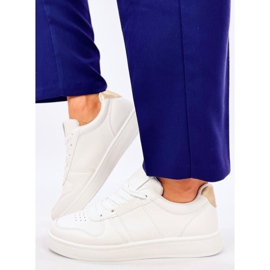 Sneakers Lemoro Gold da donna bianca 1