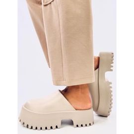Zoccoli in schiuma Ernest Khaki beige 2