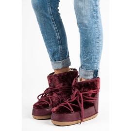 Ideal Shoes Doposci claret rosso 1