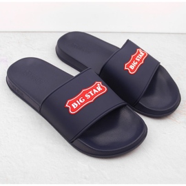 Infradito sportive da uomo blu navy Big Star OO174029 1