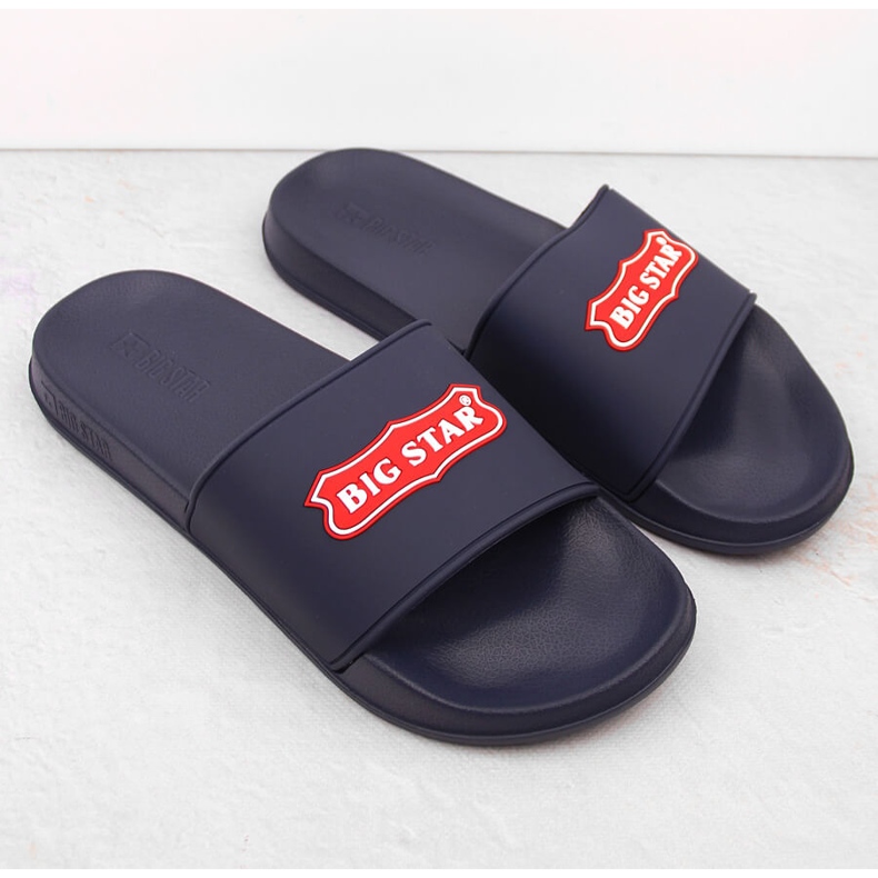 Infradito sportive da uomo blu navy Big Star OO174029 1