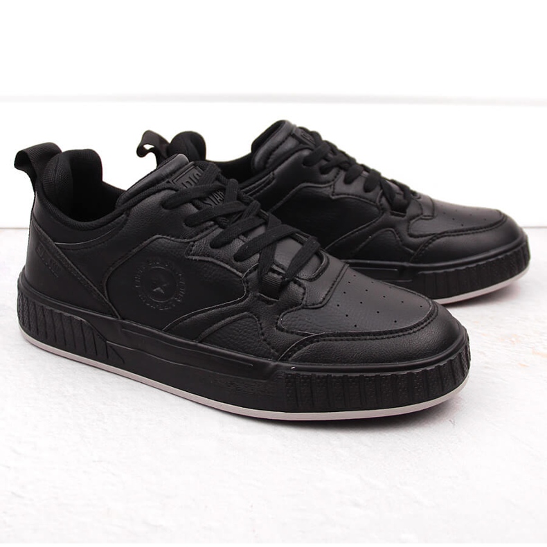 Scarpe sportive nere da uomo Big Star OO174004 nero 1