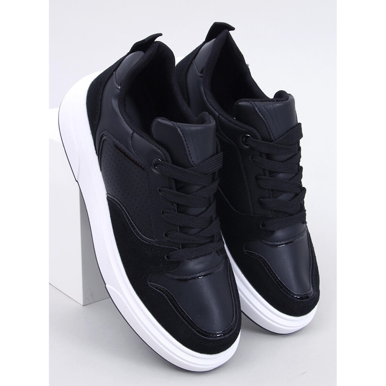 Restante Sneakers nere con suola alta nero 2