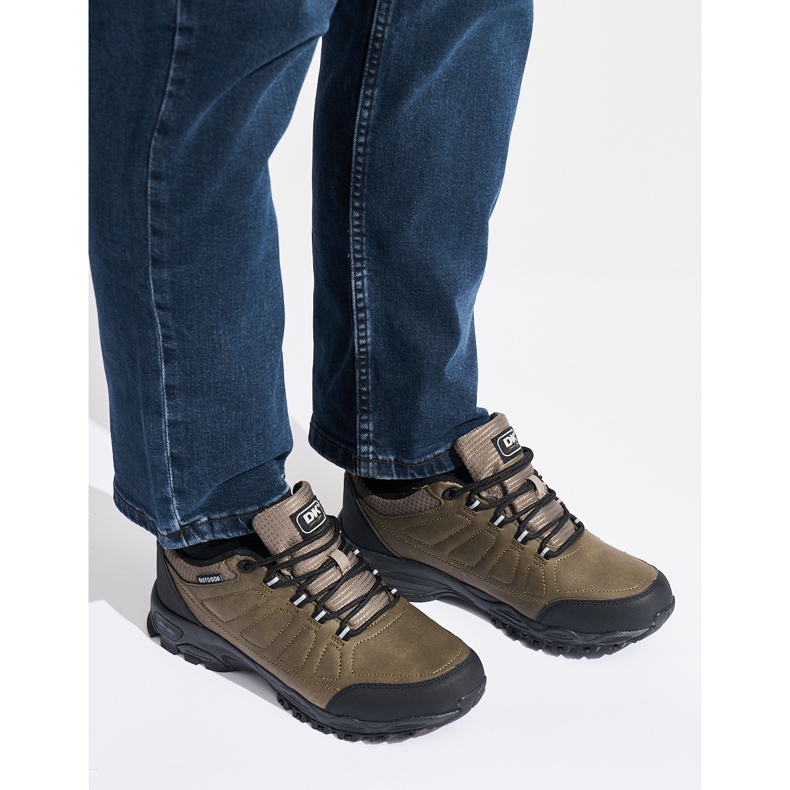 Scarpe da trekking DK da uomo beige scuro 1