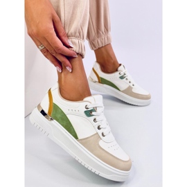 Scarpe da ginnastica Asker Apricot da donna bianca 1