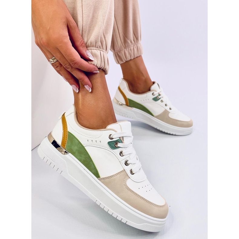 Scarpe da ginnastica Asker Apricot da donna bianco 1