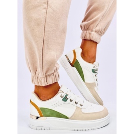 Scarpe da ginnastica Asker Apricot da donna bianca 2