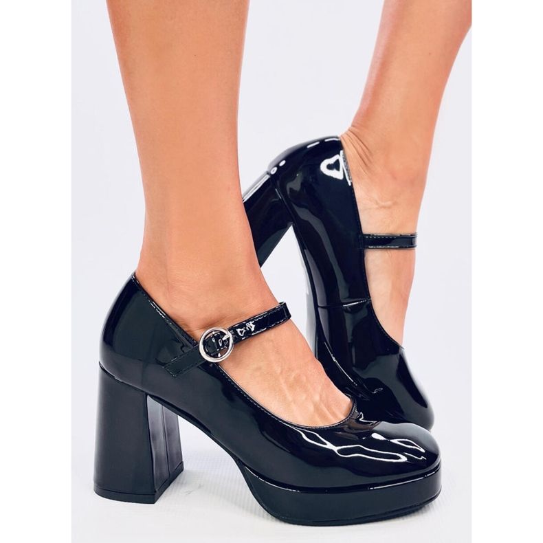 Sorel Décolleté con plateau nere nero 2