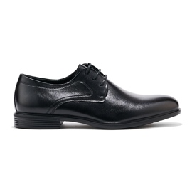 Scarpe stringate da uomo nere nero 1