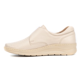 WASAK Sneakers da donna in pelle 0539W, panna beige 1
