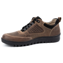 WASAK Scarpe casual in pelle da uomo 0228W marrone 1