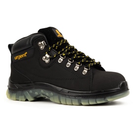 Scarpe da lavoro da uomo URGENT 114/S1 Nero con puntale 1