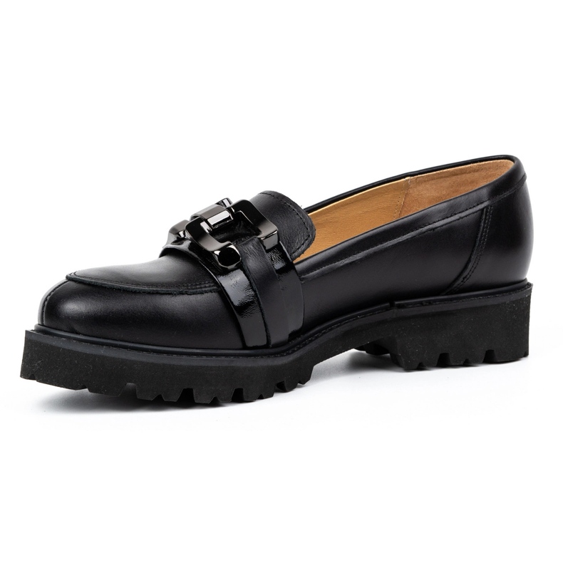 Olivier Décolleté da donna in pelle 122EX, nere nero 1
