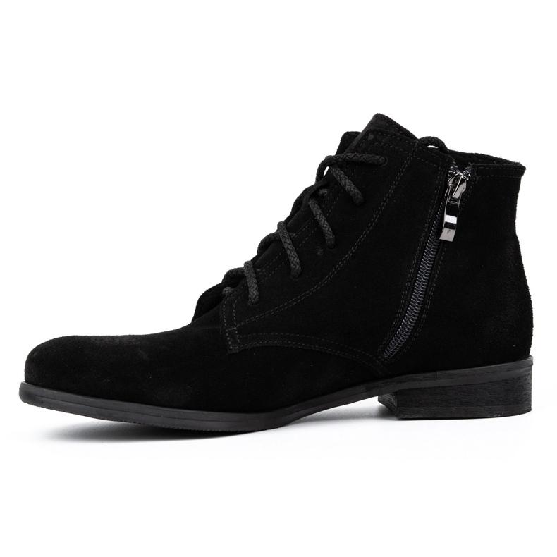 Olivier Stivali isolanti in pelle scamosciata da donna 1024 neri nero 1