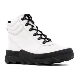 WASAK Doposci invernali da donna in pelle 0697W bianco bianca 1