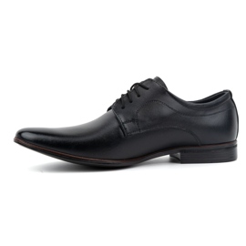 Olivier Scarpe formali da uomo in pelle 277 nere con bordeaux nero 1