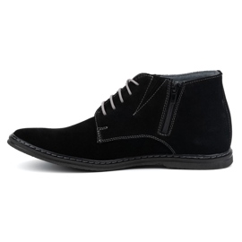 Olivier Stivaletti Chelsea stringati da uomo 307lu, neri nero 1
