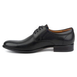 Kampol Scarpe formali da uomo in pelle 319KAM, nere, stringate nero 1