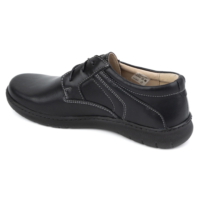 Olivier Scarpe da donna in pelle 0819 nere nero 1