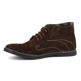 Olivier Stivaletti Chelsea stringati da uomo 307lu marrone 1