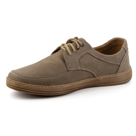 Olivier Scarpe stringate da uomo in pelle 7150DT marrone 1
