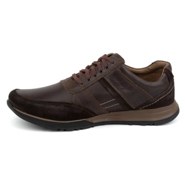 Olivier Scarpe stringate da uomo in pelle Sport Style 310GT marrone 1