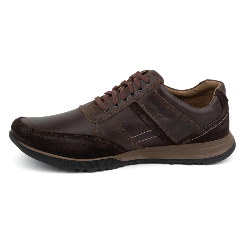 Olivier Scarpe stringate da uomo in pelle Sport Style 310GT marrone 1