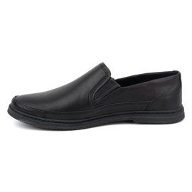 Olivier Scarpe da uomo in pelle 612 nere nero 1