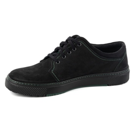 Joker Scarpe casual in pelle da uomo 894J Nero 1