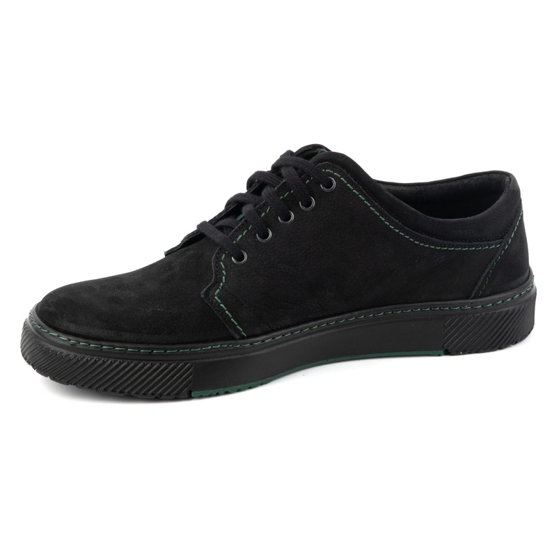 Joker Scarpe casual in pelle da uomo 894J Nero 1