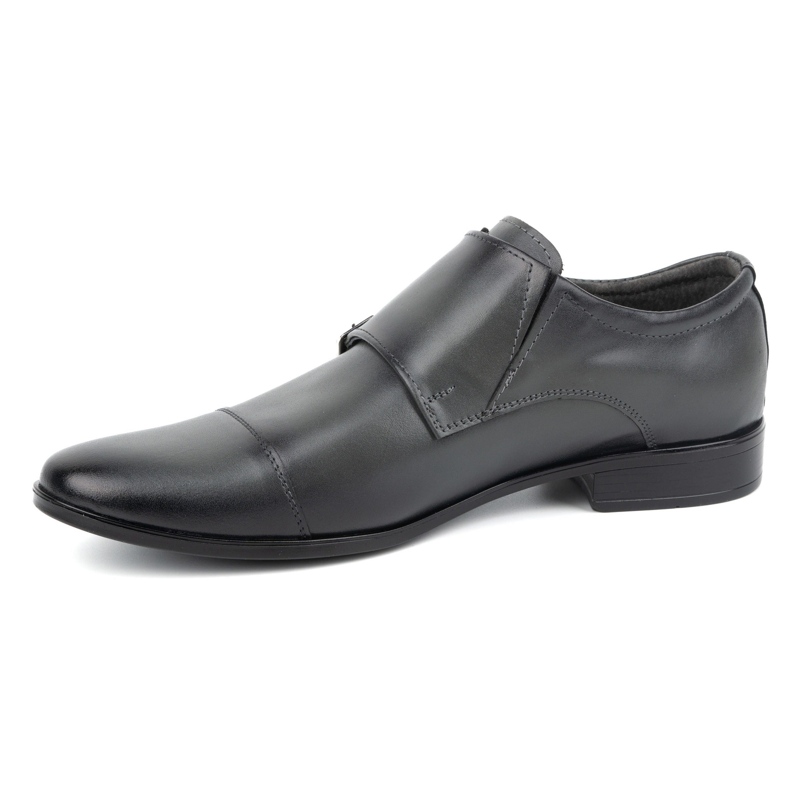 Olivier Monki 306LU scarpe formali in pelle, colore grigio 1