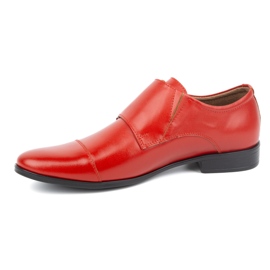 Olivier Scarpe formali in pelle Monki 306LU rosse rosso 1