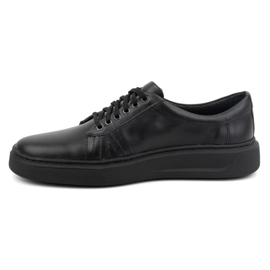 KOMODO Scarpe casual da uomo in pelle 910/2 nere nero 1
