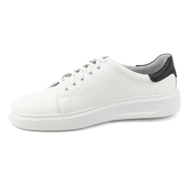 KOMODO Scarpe da uomo in pelle 930K bianche bianco 1