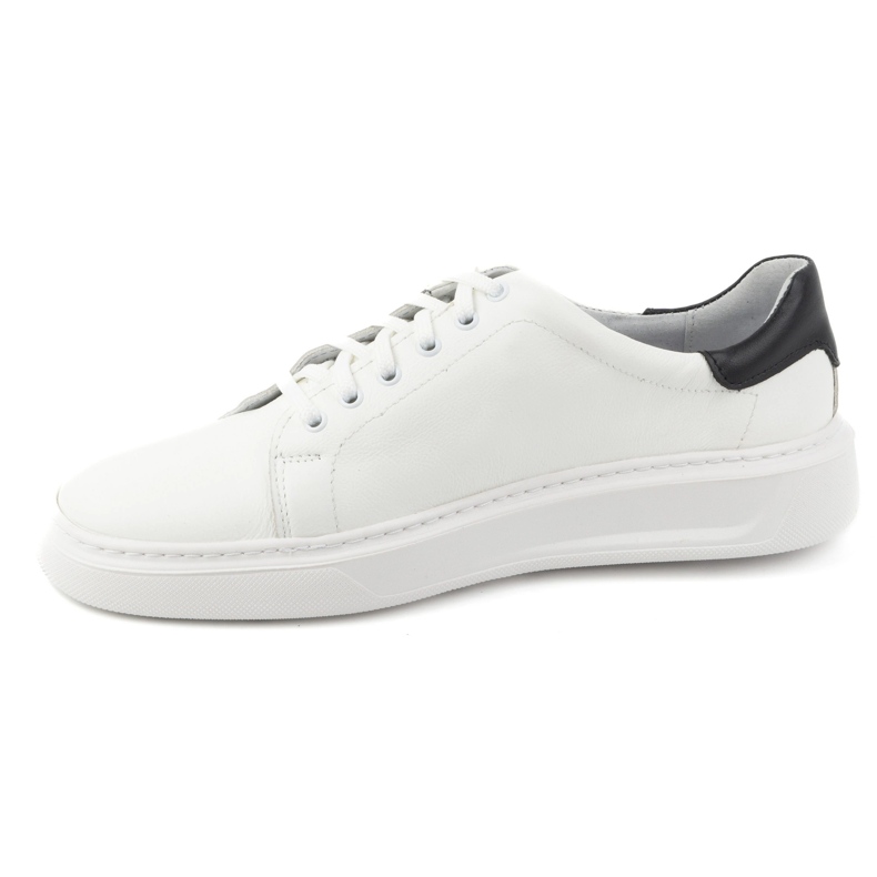 KOMODO Scarpe da uomo in pelle 930K bianche bianco 1