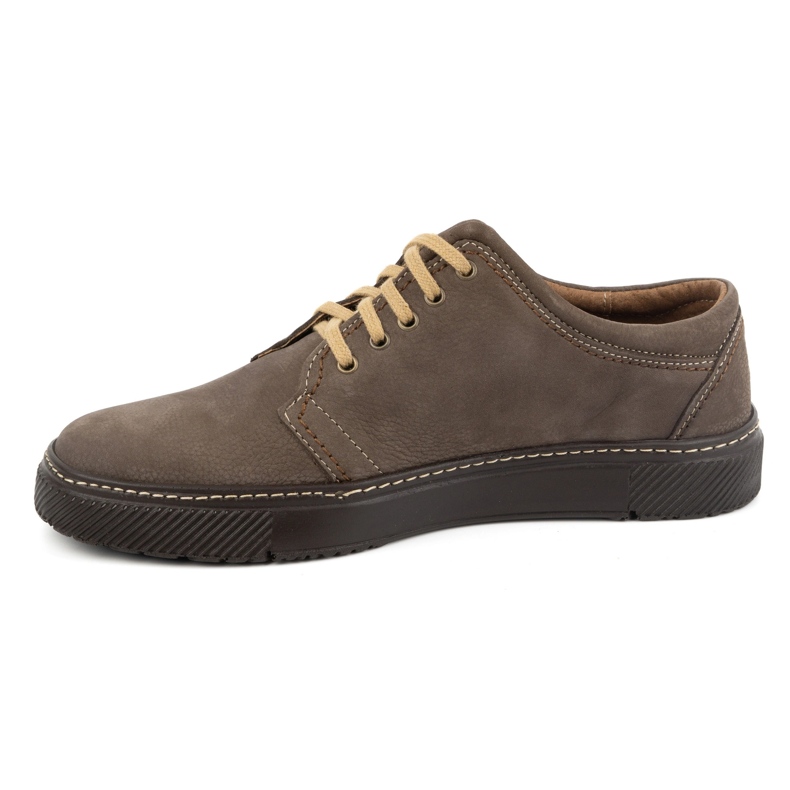 Joker Scarpe casual da uomo in pelle 894J oliva verde 1