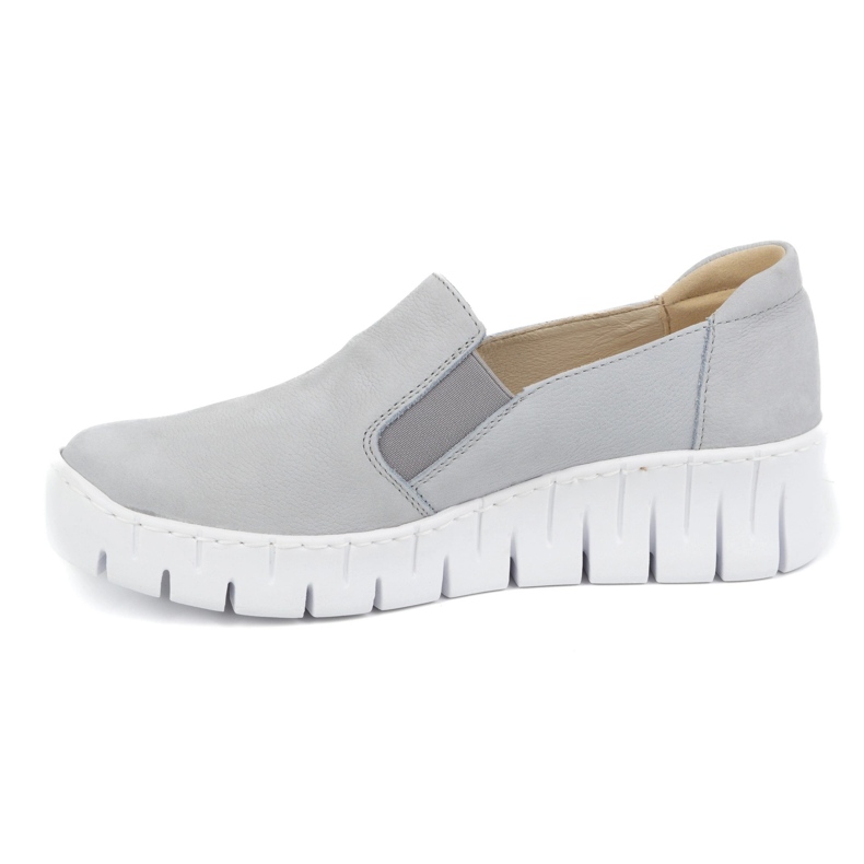 WASAK Scarpe slip-on da donna in pelle 0721W blu 1