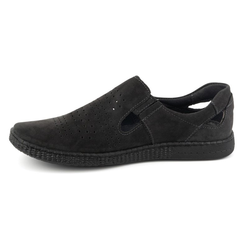 KOMODO Mocassino da uomo in pelle 864 Nero 2