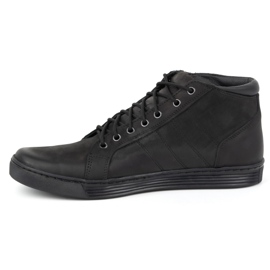 Olivier Stivaletti stringati da uomo in pelle 311KZ Nero 1