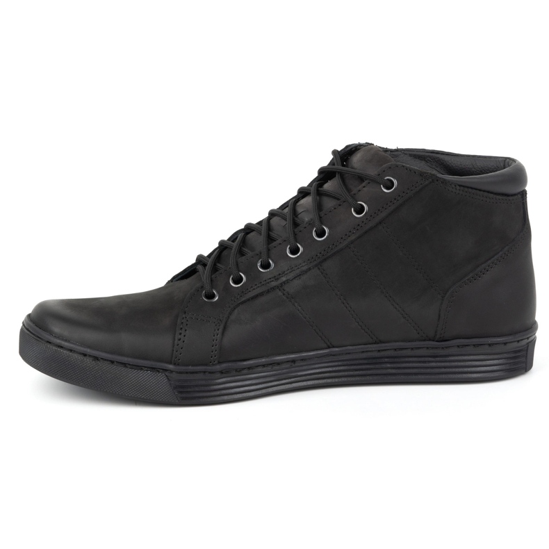 Olivier Stivaletti stringati da uomo in pelle 311KZ Nero 1