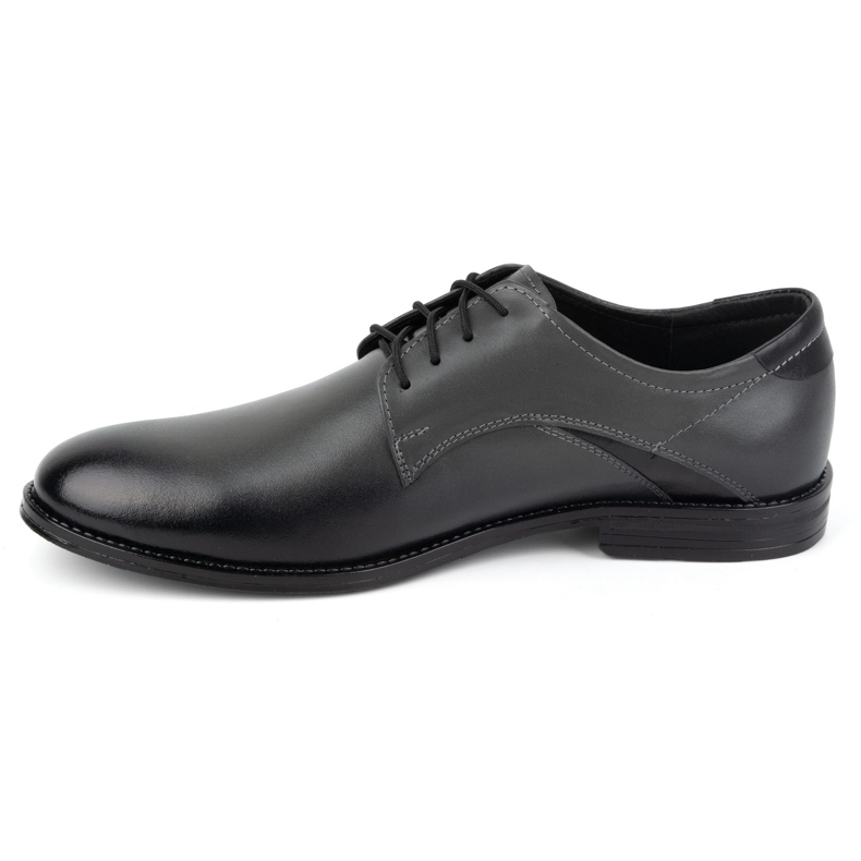 Olivier Scarpe eleganti da uomo in pelle 253LU grigio 1