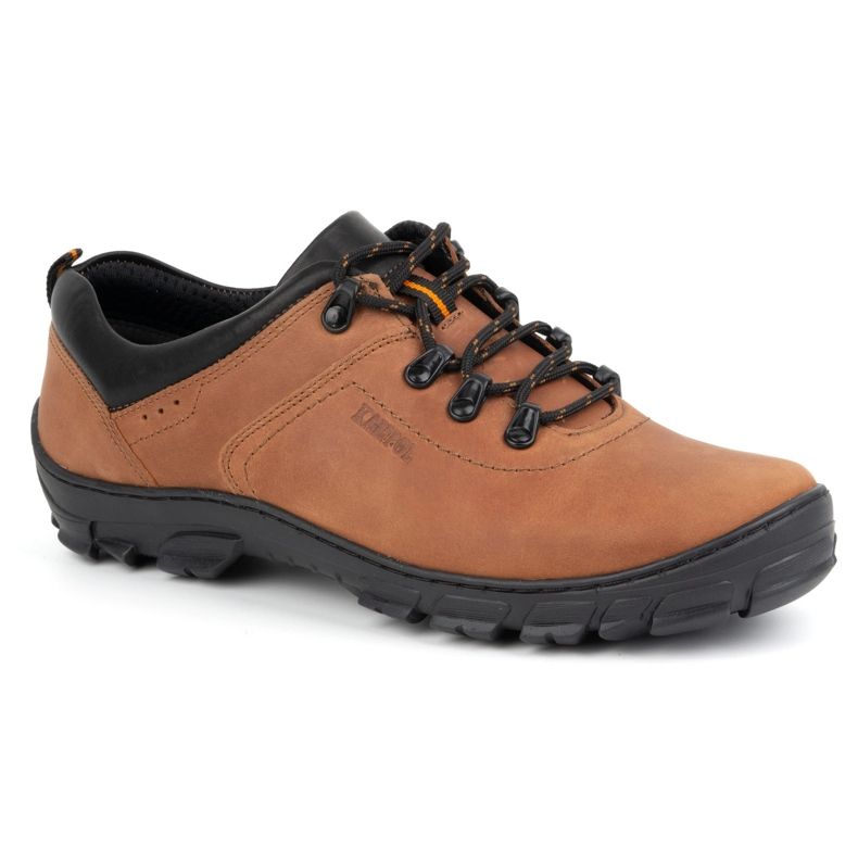 Kampol Scarpe da uomo in pelle 36/72 Cg marrone 1