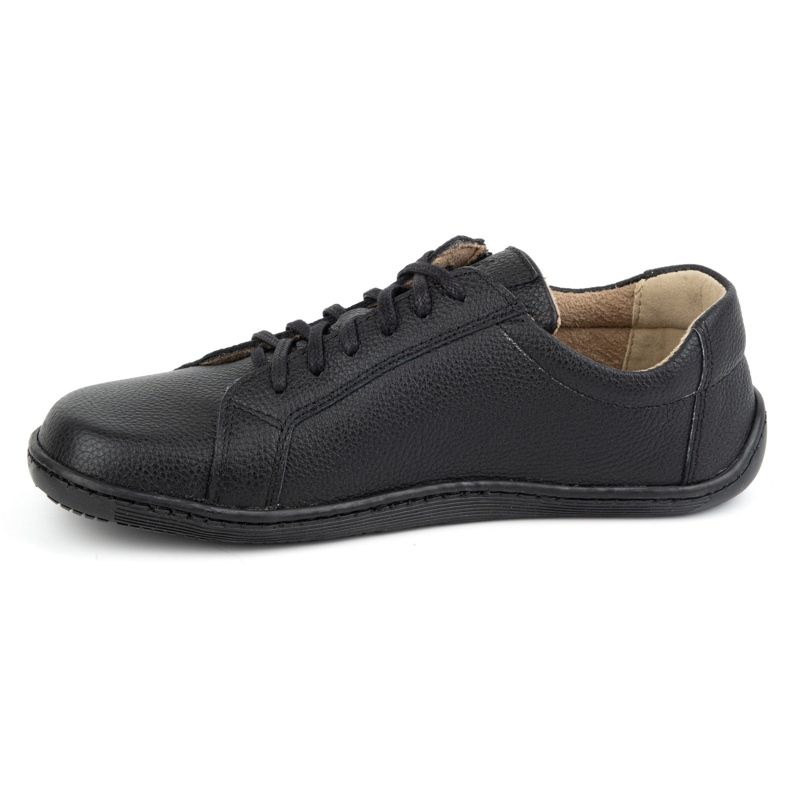 Olivier Scarpe da donna minimaliste in pelle a piedi nudi modello 1243 nere nero 2