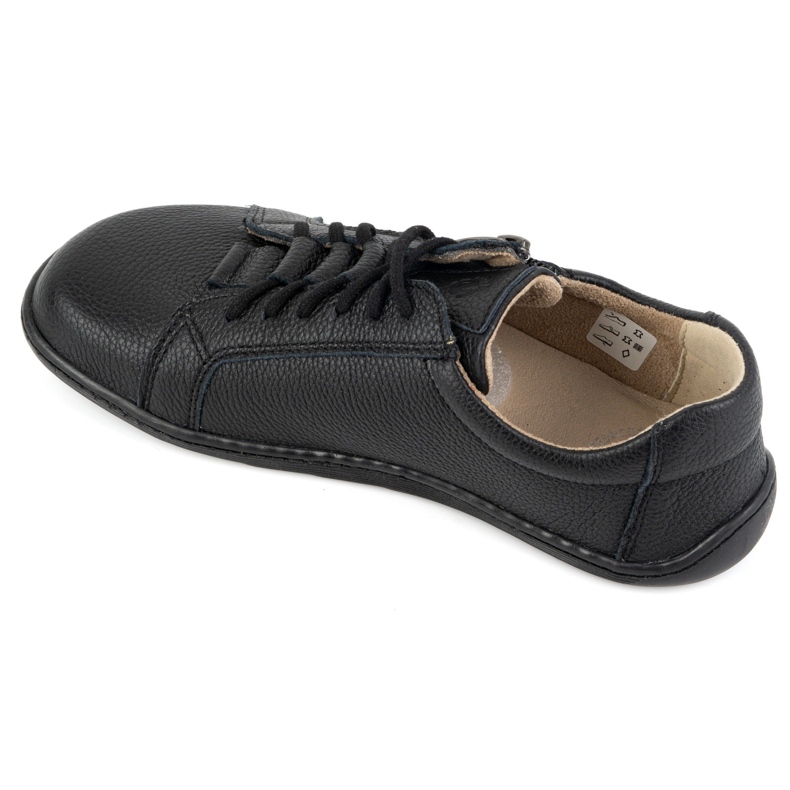 Olivier Scarpe da donna minimaliste in pelle a piedi nudi 1242 nere nero 1