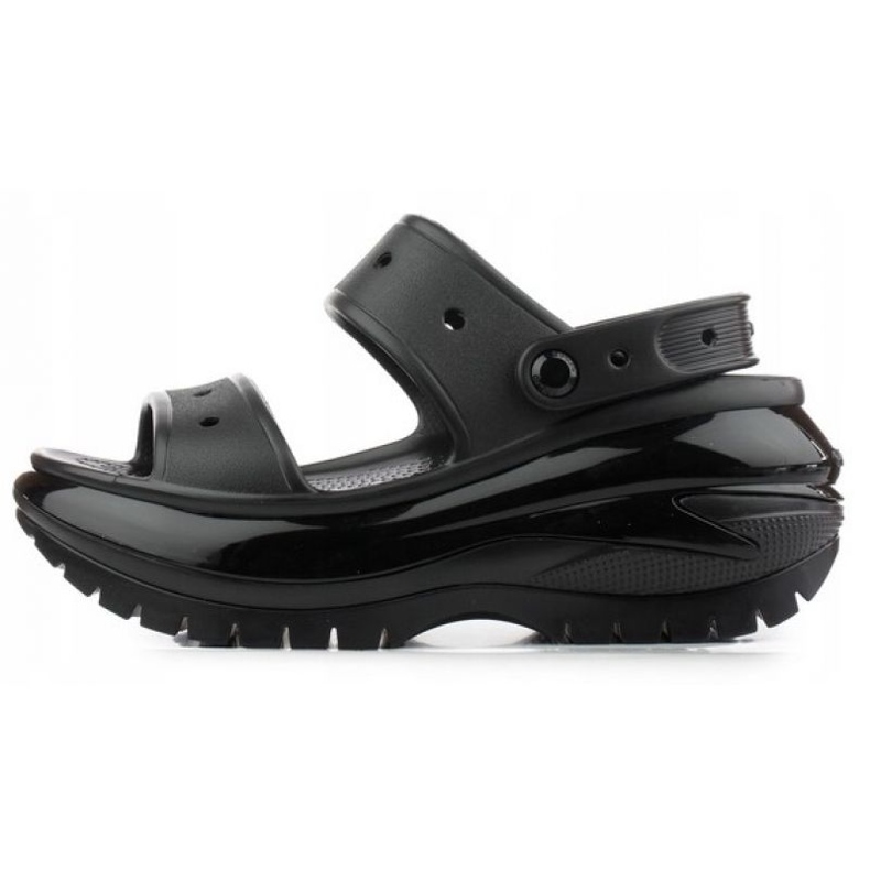 Zoccoli Crocs Classic Mega Crush 207989-001 nero 1