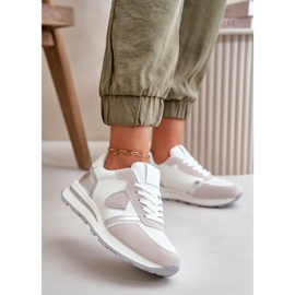 Sneakers Da Donna Con Glitter Velaniela Bianche bianca 2