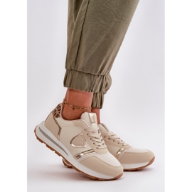 Sneakers Beige da Donna Realizzate in Eco Pelle Velaniela 1
